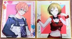 プロジェクトセカイ「MEIKO & 東雲彰人」イラスト 色紙 2種類 まとめて