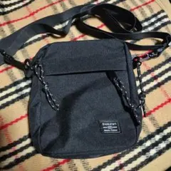 ミニショルダーバックPVナイロン素材防水加工。