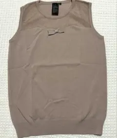 【美品】Sov. ソブ ノースリーブ カットソー ピンクベージュ