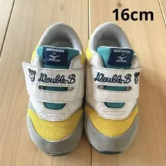 ミキハウス ダブルビー ミズノ スニーカー 16cm