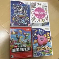 Wii ソフト 4本セット Gジェネ Wiiパーティ マリオ 星のカービィ