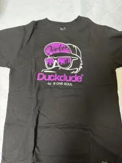 Duckdude Tシャツ 黒 グラフィックプリントのサムネイル