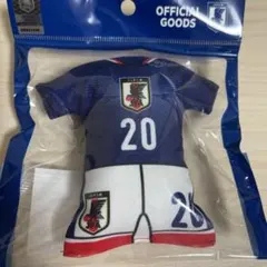 【新品・未開封】日本代表 久保建英 ユニフォーム型クッションキーホルダー