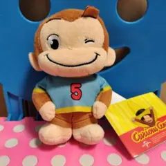 おさるのジョージ　ぽってりぬいぐるみ　おきがえVer.