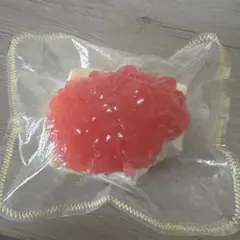 ぼやぼや袋 食べかけグレープフルーツ スクイーズ kikisquishy