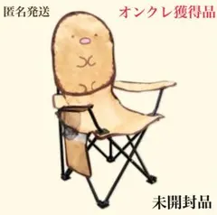 【とんかつ】すみっコぐらし　サイドポケット付き　キッズ折りたたみチェアー