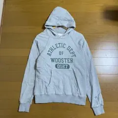 【L104】 Champion カレッジパーカー サイズM グレー