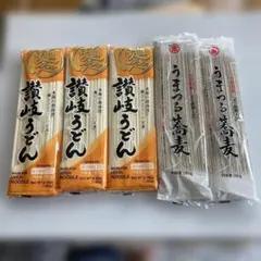 MARUKIN 讃岐うどん うまづる蕎麦 セット 乾麺5袋のサムネイル