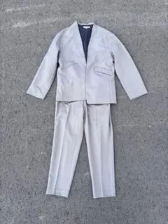 ライトグレー ビジネススーツ パンツスーツ　セットアップ