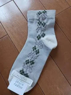 靴下屋　ソックス　ゴムくちソフト22.5-24.5cm　ベージュ　ブラウン