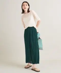 BEAUTY&YOUTH プリーツバックスリット スカート