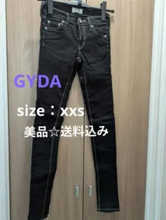 GYDA スキニーデニム xxS 黒