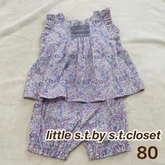 little s.t.by s.t.closet 花柄セットアップ80cm