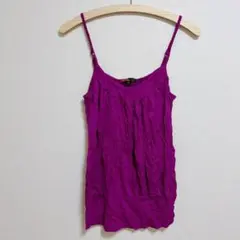 海外古着✨️Forever21【XS】パープル ストラップキャミソール 無地