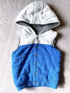 プチバトー　ベスト　24M 86㎝　リバーシブル