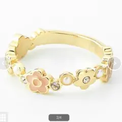 【新品•未使用】 MARY QUANT デイジーライン リング ゴールド 11号のサムネイル