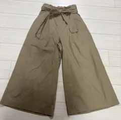 Ray BEAMS ベージュ ワイドパンツ
