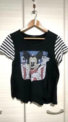 ミッキーTシャツ　古着　ヴィンテージ　日本製　ディズニー