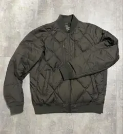 UNIQLO リサイクルハイブリッドダウンジャケット オリーブ L