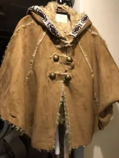 ケープコート ムートン