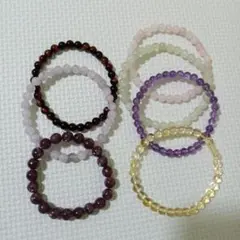 天然石ブレスレット まとめ売り7本セット