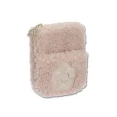 マリークワント　ボアミニポーチ　ピンク