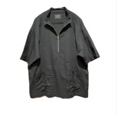 本人期 90s JIL SANDER アーカイブ ハーフジップ 半袖シャツ 古着 