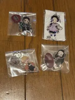 鬼滅の刃 アクリルキーホルダー4個セット