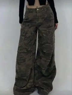 迷彩 カーゴパンツ