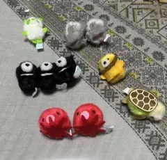 手乗りサイズぬいぐるみ　ポーチセット