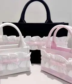JILTU petit frill tote bag Mサイズ JILTU petit frill tote bag Mサイズ - メルカリ
