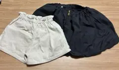 計2点セット　女の子　短パン　ハーフパンツ 130cm