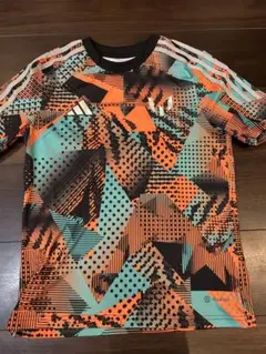 adidas 幾何学模様シャツ Lサイズ