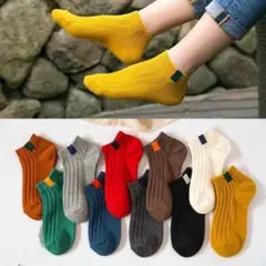 レディースソックス　10足セット　くるぶしショートスニーカー女性靴下まとめ売りA