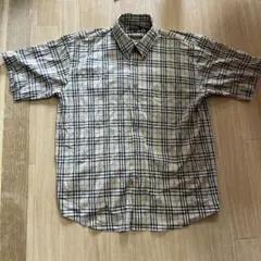 【美品】BURBERRYSバーバリー★ノバチェックシャツ★Lサイズ