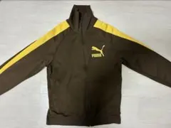 PUMA ブラウン イエロー ジャージ