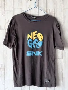 美中古　NEOGEO ネオジオ ロゴ Tシャツ 黒 L SNK