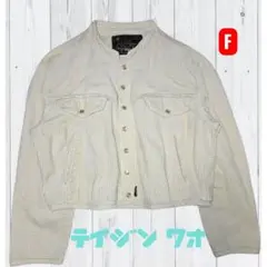 ジャケット コーディロイ　 ショート丈 カジュアル ライトアウター アイボリー
