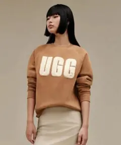 【UGG】のトレンド 大人気クルーネックスウェットCHESTNUT