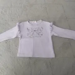 MEZZO PIANO 薄紫色 長袖カットソー