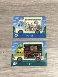 とびだせどうぶつの森 amiiboカード サンリオ フィーカ トビー