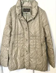 EVEX by KRIZIA ダウンジャケット42 ベージュ ハーフコート