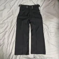 AVALONE スラックス　ワイド AVALONE ワイド バギー スラックス ブラック AVALONE ワイド