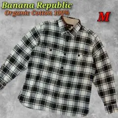 Banana Republic オーガニックコットン１００％ チェックシャツ