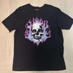 Old Navy スカルプリント Tシャツ ブラック Lサイズのサムネイル