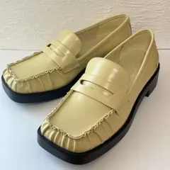 ✨美品✨人気✨ing イング ヒールアップローファー 本革 ベージュ 23.5 