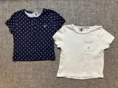 プチバトー 18M 81cm Tシャツ2枚セット