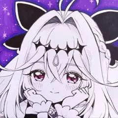 手描きイラスト ファンアート アナログ キュアアルカナ・シャドウ