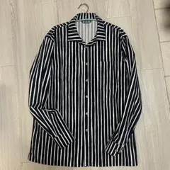 marimekko マリメッコ ストライプ 黒×白 シャツ Jokapoikaのサムネイル