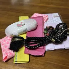 着付け小物セット ピンク イエロー